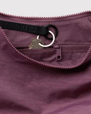 Baggu Medium Nylon Crescent Bag Wild Plum