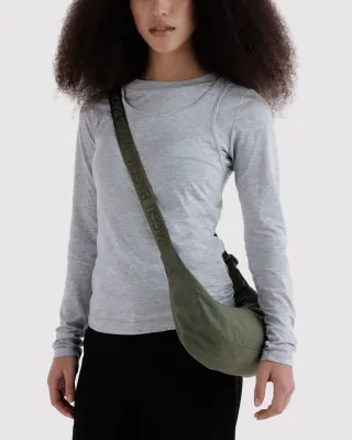 Baggu Small Nylon Crescent Bag Caper