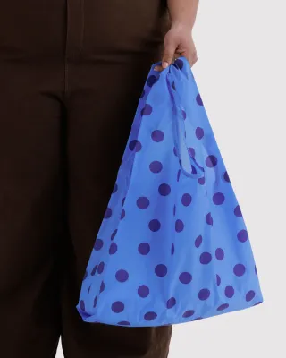 Baggu Reusable Bag Standard Blue Polka Dot