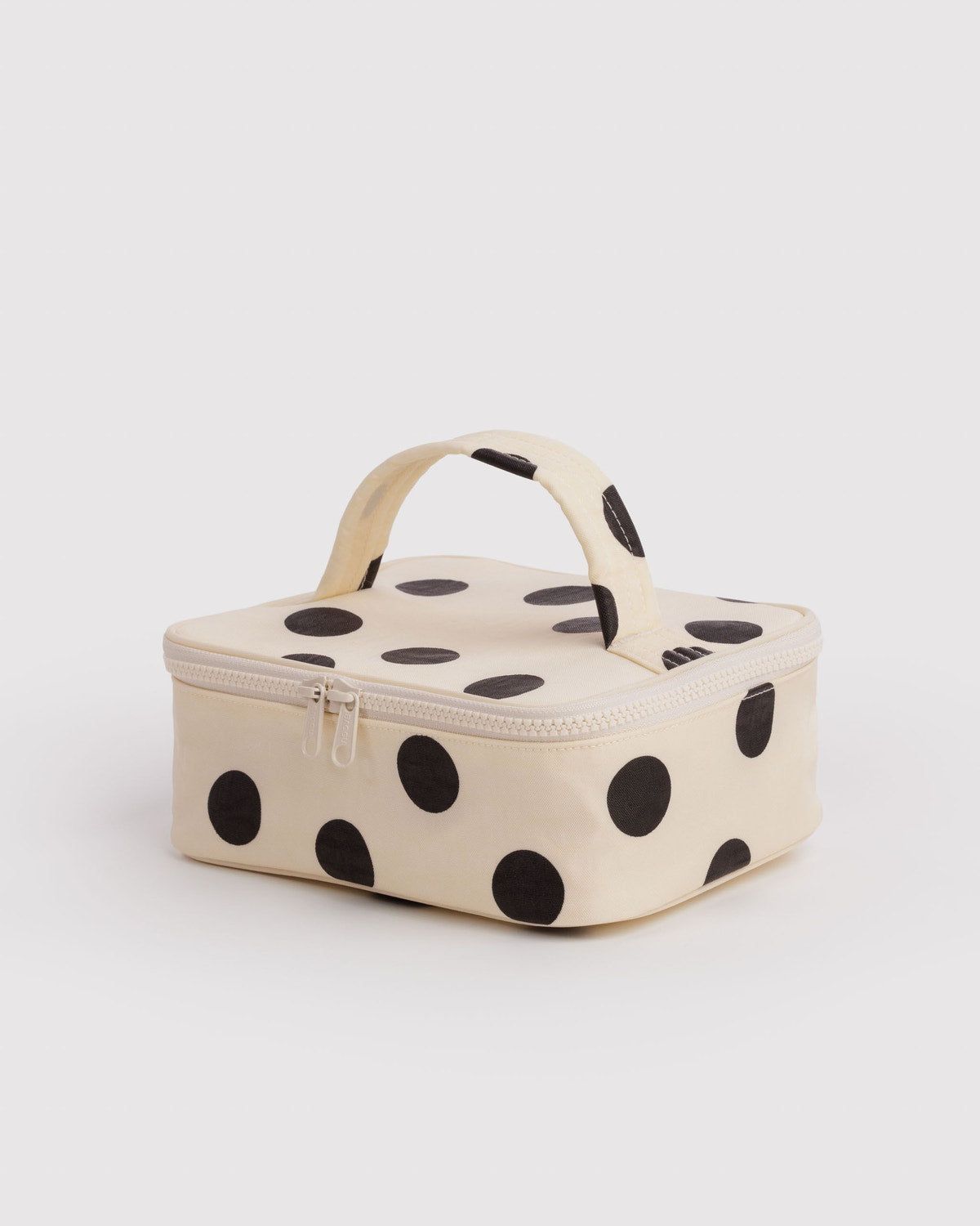 Baggu Small Cosmetic Case Cream &amp; Black Polka Dot
