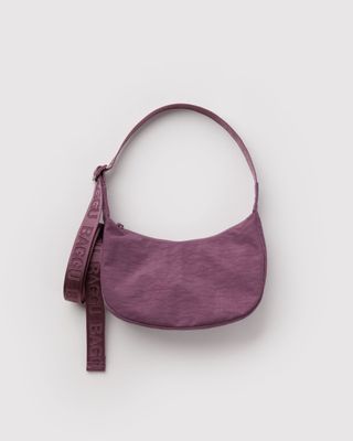 Baggu Small Nylon Crescent Bag Wild Plum
