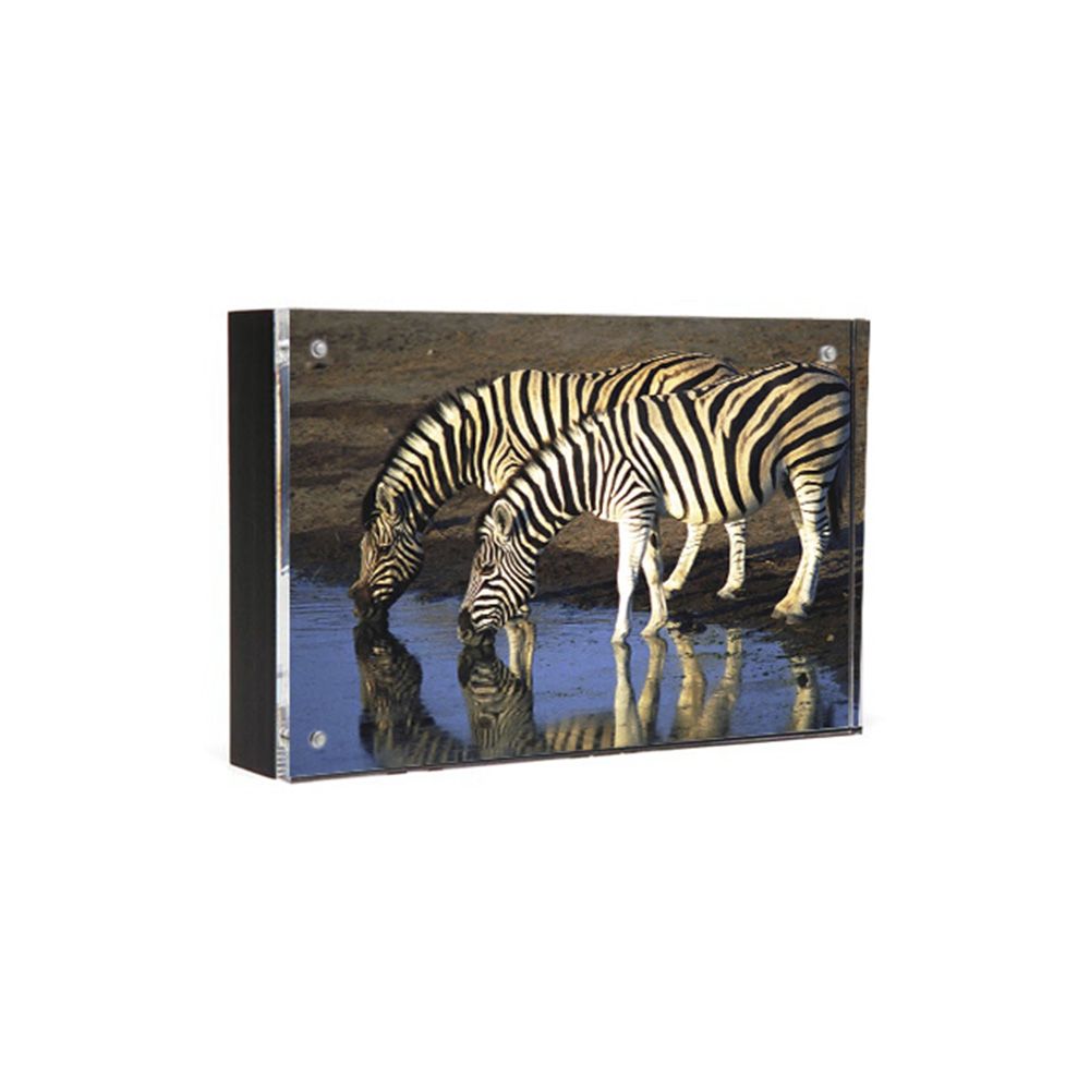 Wood Back Frame Black 4"x6"