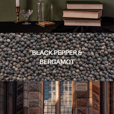 Black Pepper &amp; Bergamot Candle &amp; Playlist
