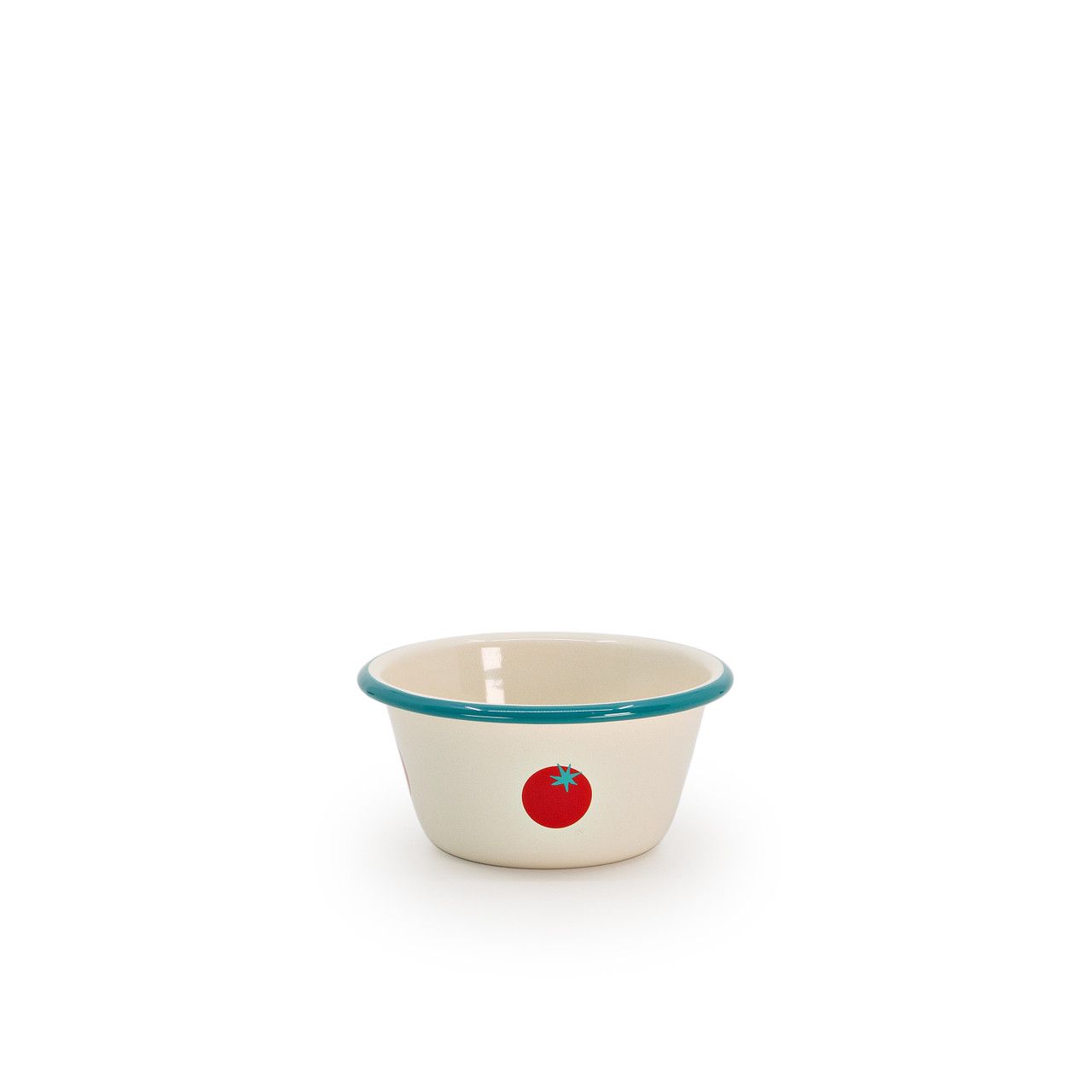 Dan Pelosi x CCH Tomato Ramekin Turquoise Rim
