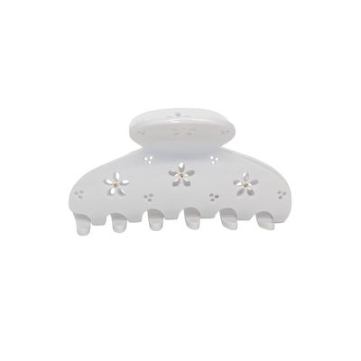 Lil Effing Clip in Blanc Petal Eyelet