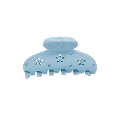 Lil Effing Clip in Blue Petal Eyelet