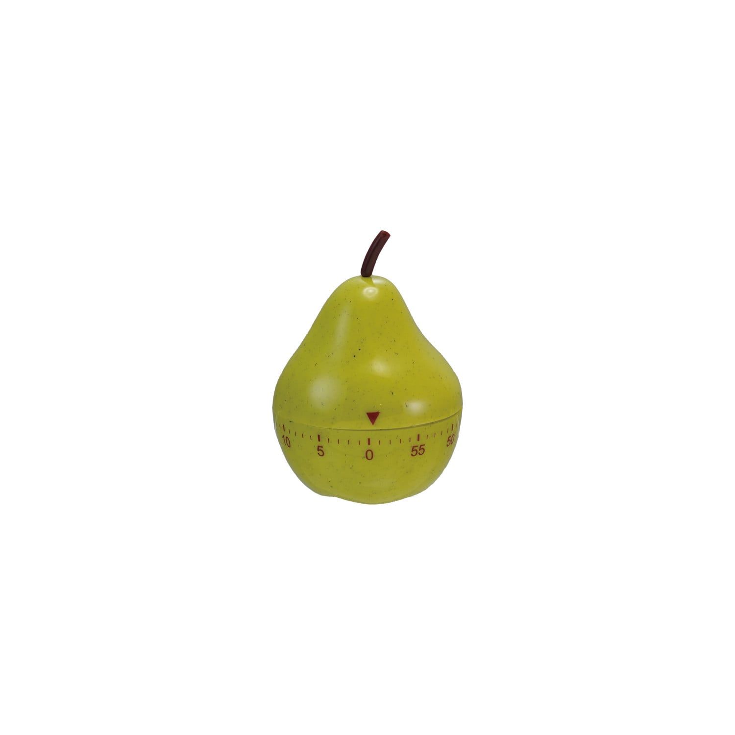 Plastic Pear Shaped 60 Minute Twist Timer, Green