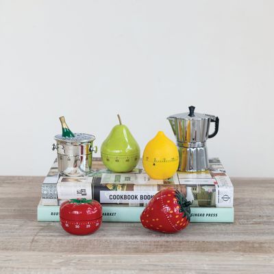 Plastic Pear Shaped 60 Minute Twist Timer, Green