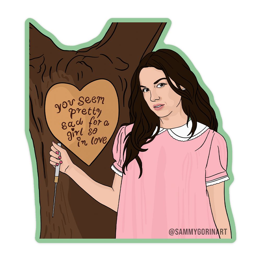 Sad Tree Sticker