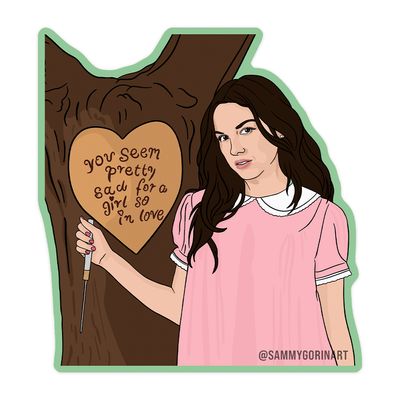 Sad Tree Sticker