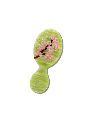 Green Sakura Blossom Handbag Hero Brush