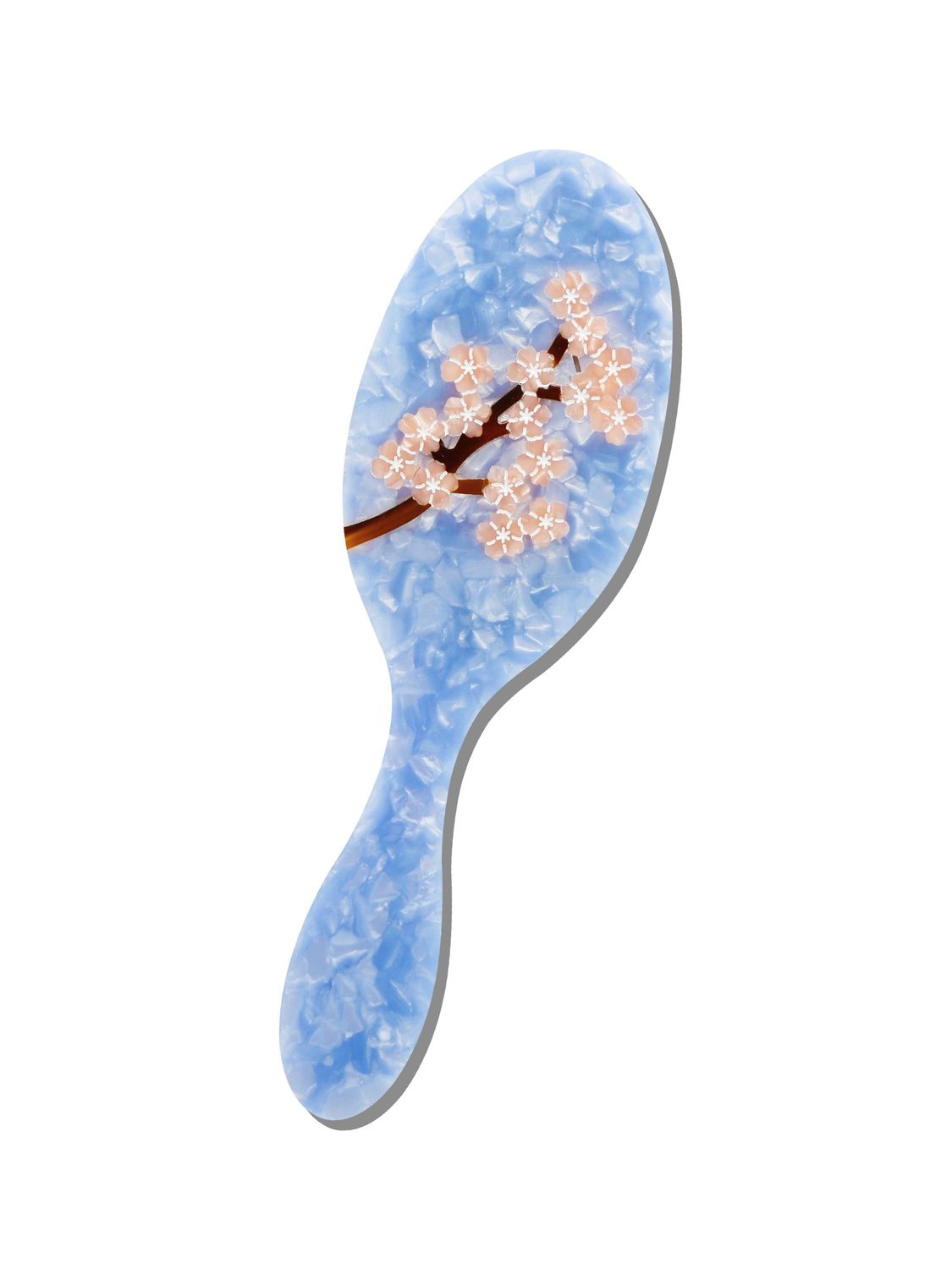 Cool Blue Sakura Blossom Amazing Hair Day Brush