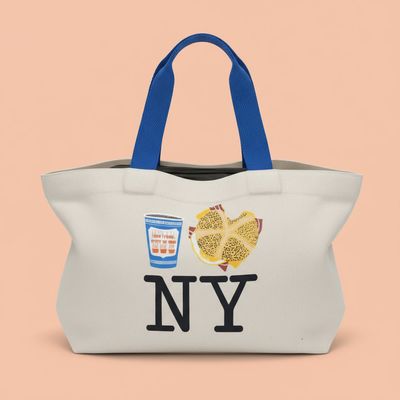 Coffee Bacon Egg and Cheese Mini Tote