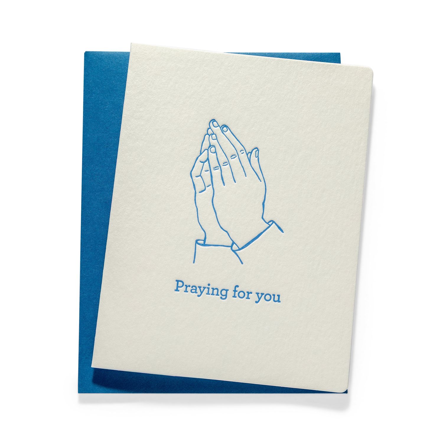 Praying For You | Letterpress Greeting Card | Multi-Use