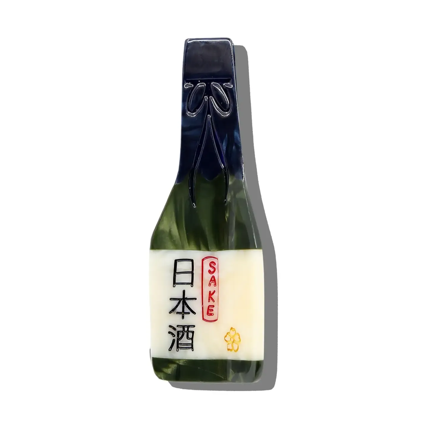 Sake Bottle Claw Hair Clip