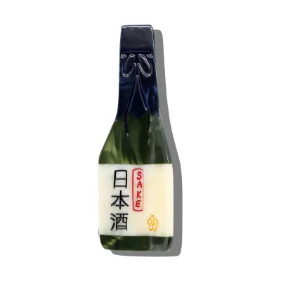 Sake Bottle Claw Hair Clip