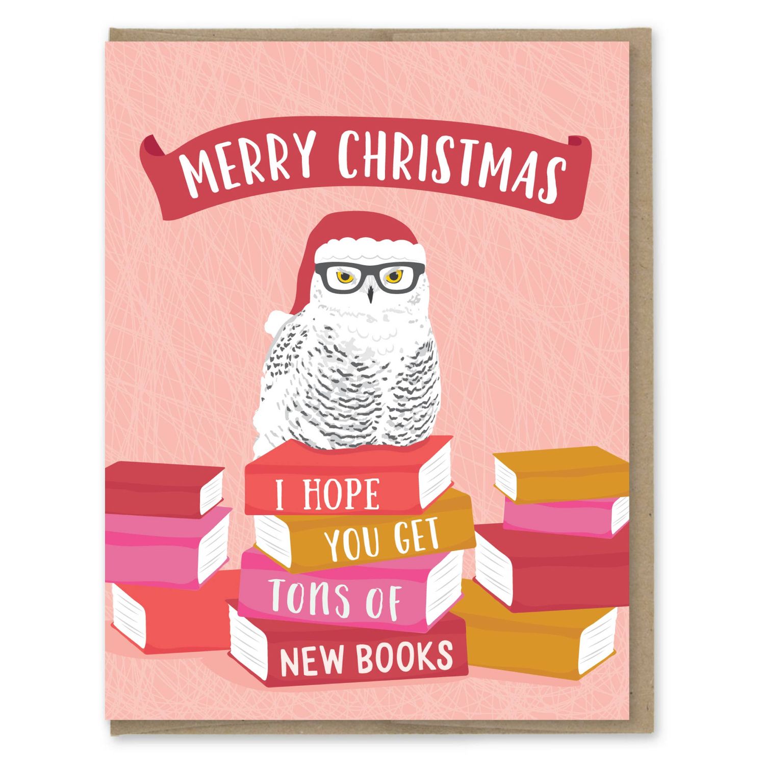 Christmas New Books Card