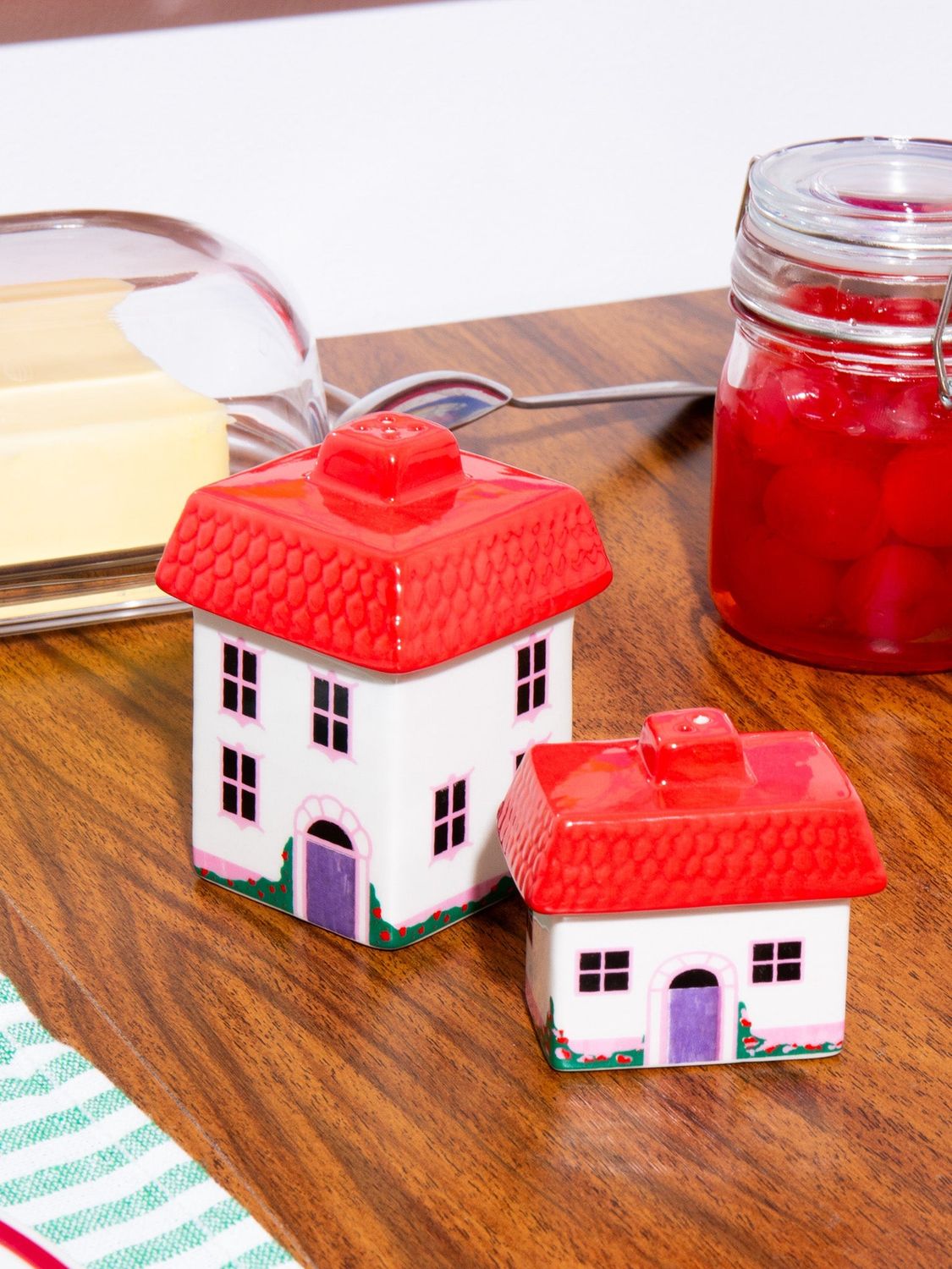 Cottage Salt &amp; Pepper Shakers