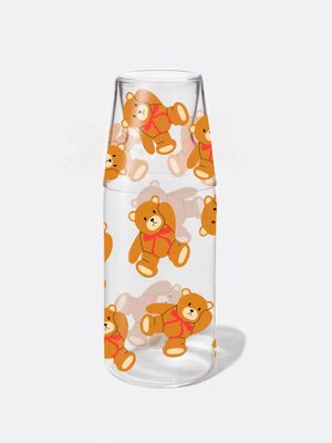 Teddy Jar &amp; Glass
