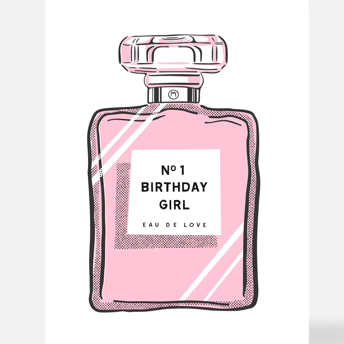No. 1 Birthday Girl Card