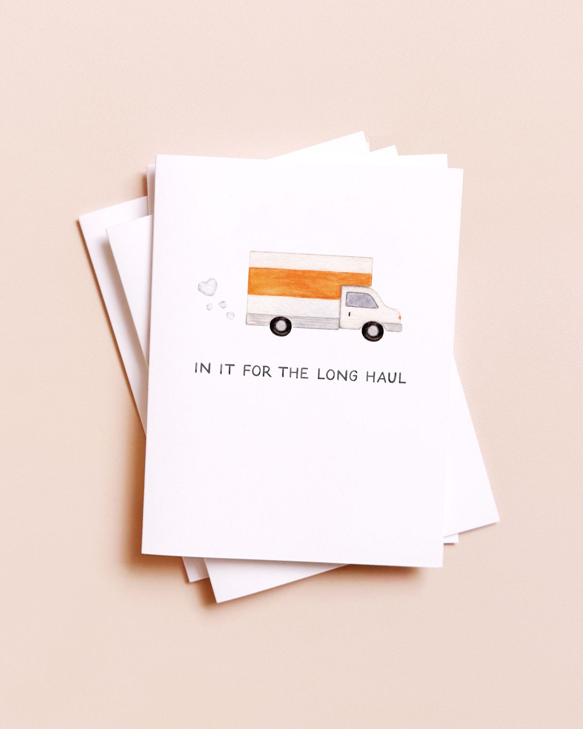 Long Haul — Funny Moving Truck Love / Anniversary Card