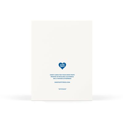 Keychain Foil Housewarming Card
