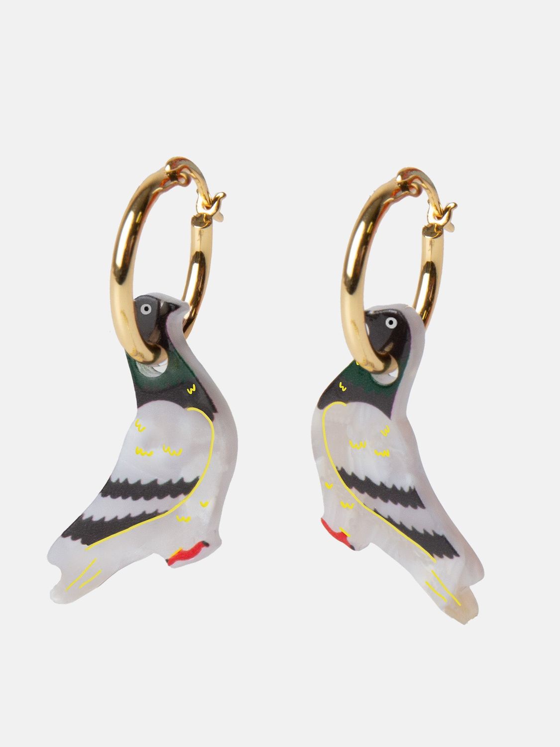 Pigeon Earrings