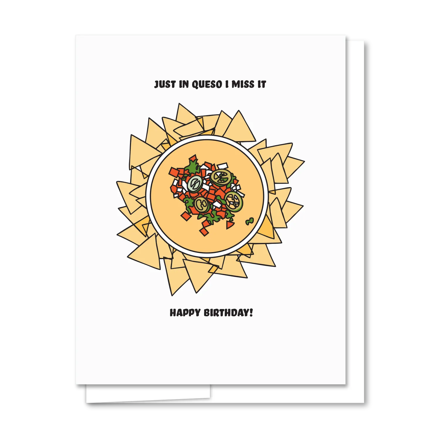 Queso Birthday Card