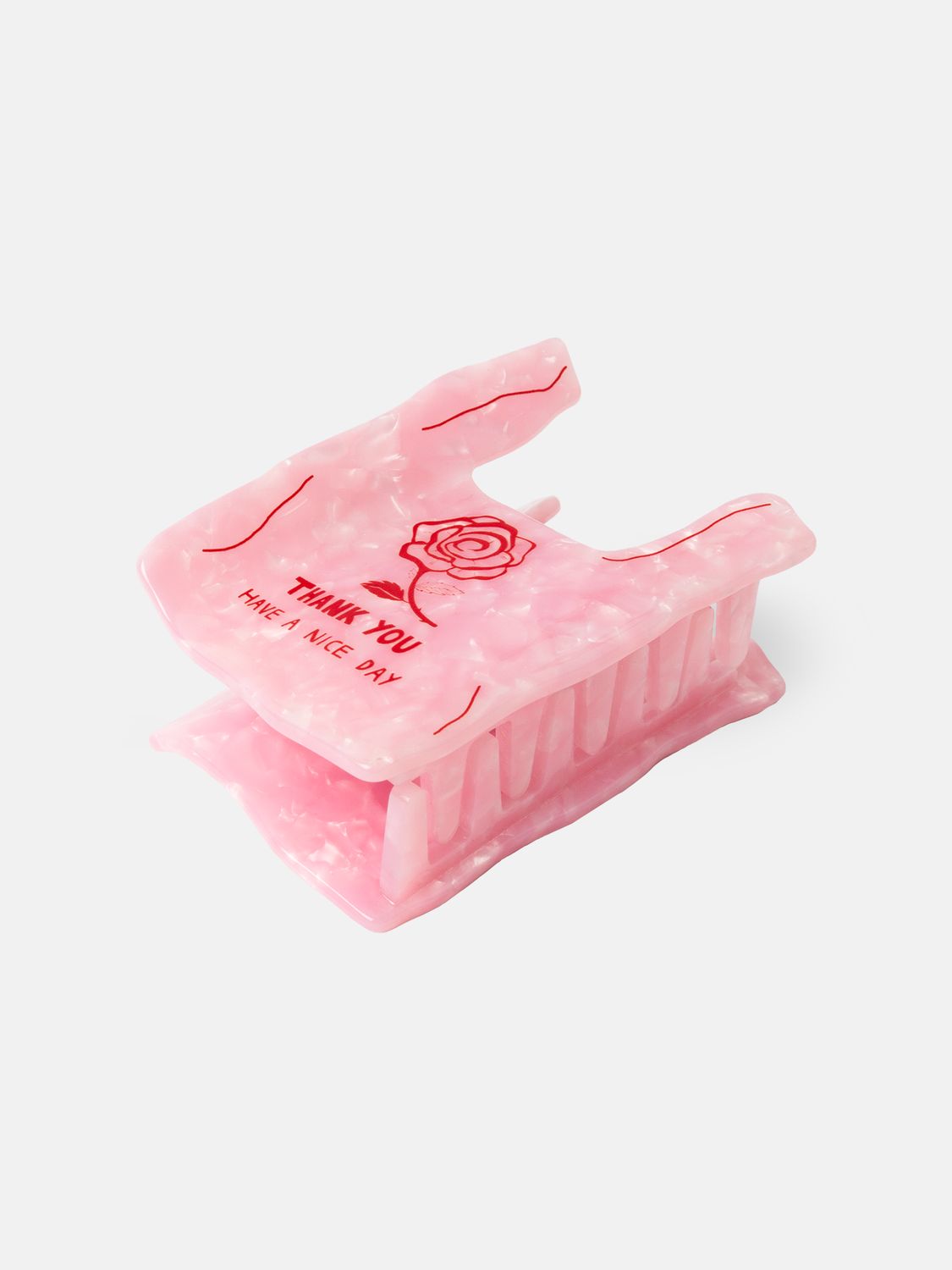 Thank You Bag Hair Claw