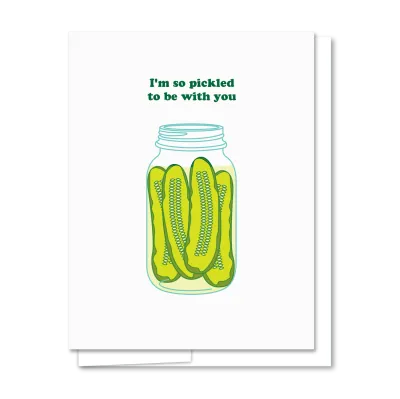 Pickled - Illustrated Funny Love Card