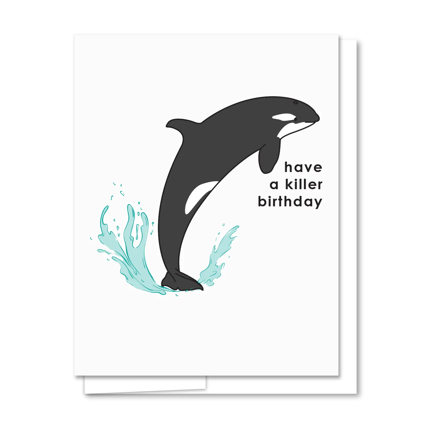 Killer Birthday - Illustrated Birthday Card