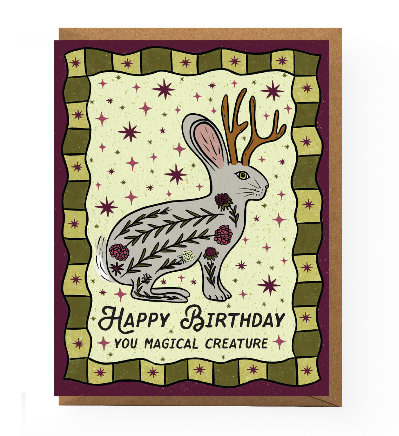 Stationery Patterned Greeting Card