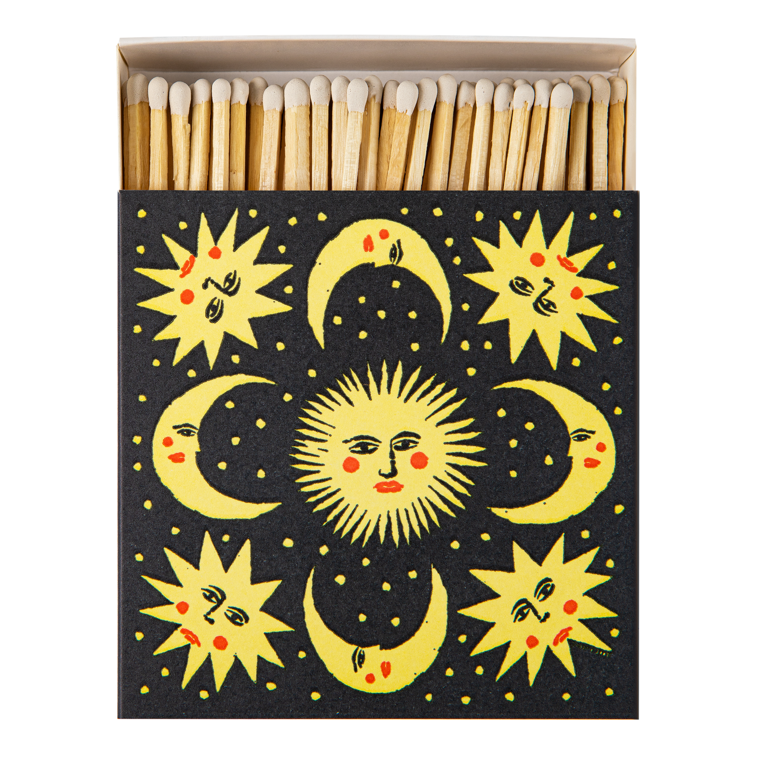 Moon and Sun | Square - Safety Matches