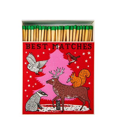 Woodland Christmas Tree | Square - Safety Matches