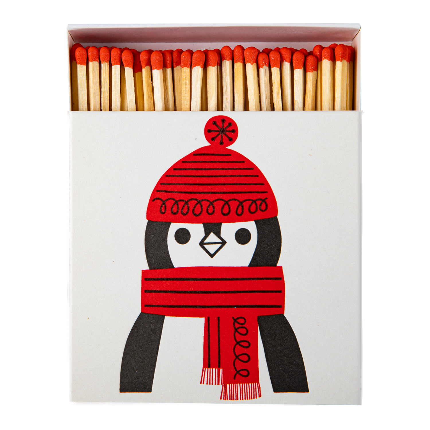 Winter Penguin | Square - Safety Matches