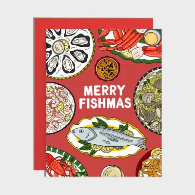 Merry Fishmas Holiday Card