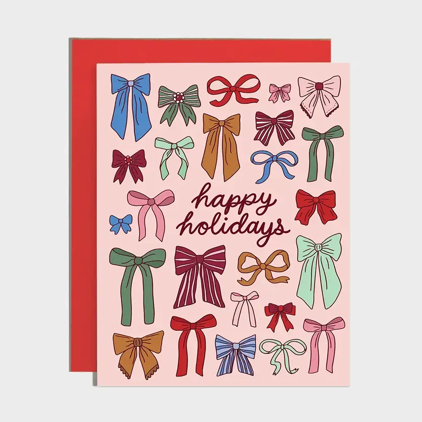 Bows Holiday Card