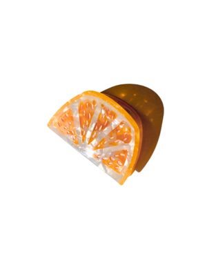 Citrus Orange Slice Claw Hair Clip