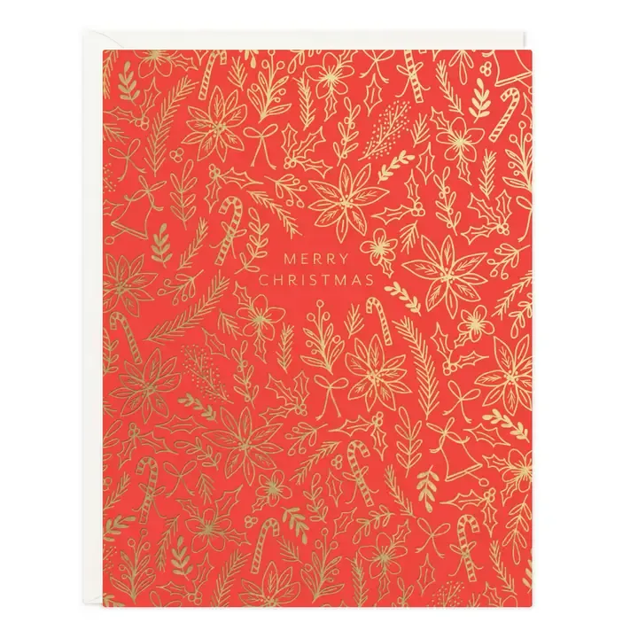 Golden Christmas Card
