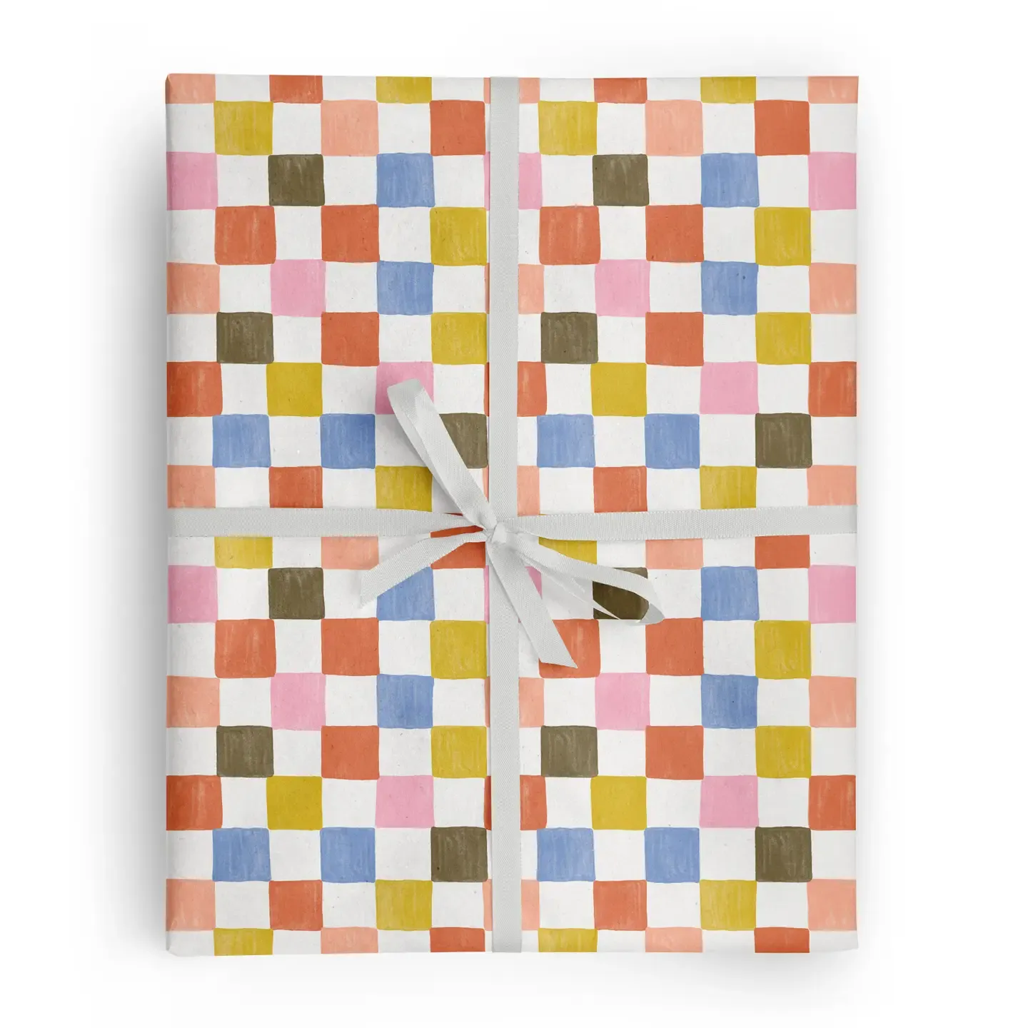 Holiday Check Gift Wrap