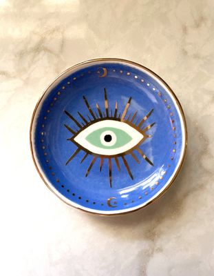 Porcelain Trinket Dish | Evil Eye