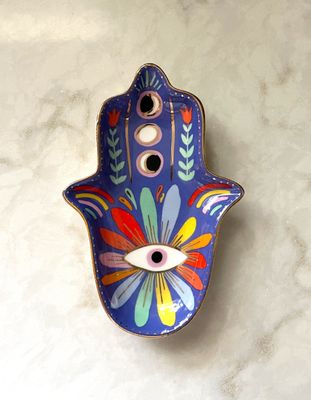 Porcelain Trinket Dish | Evil Eye