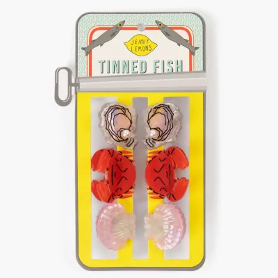 Micro Seafood Hair Claw Clip Set