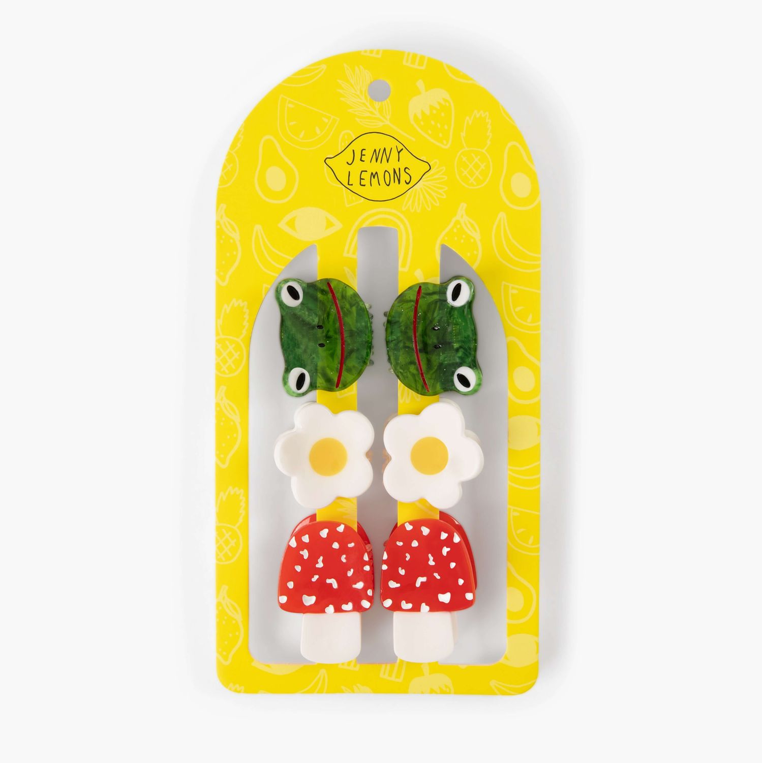 Micro Cottage Core Hair Claw Clip Set