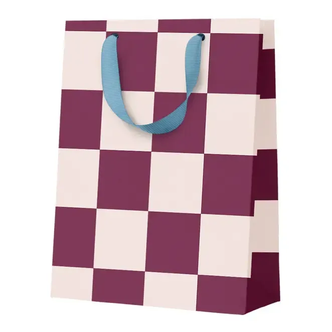 Checkerboard Mini Gift Bag