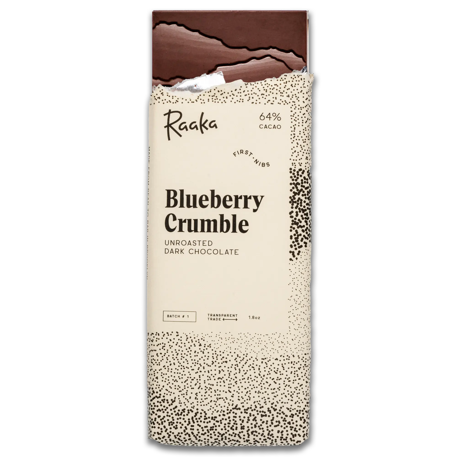 Blueberry Crumble Chocolate Bar - Limited Edition