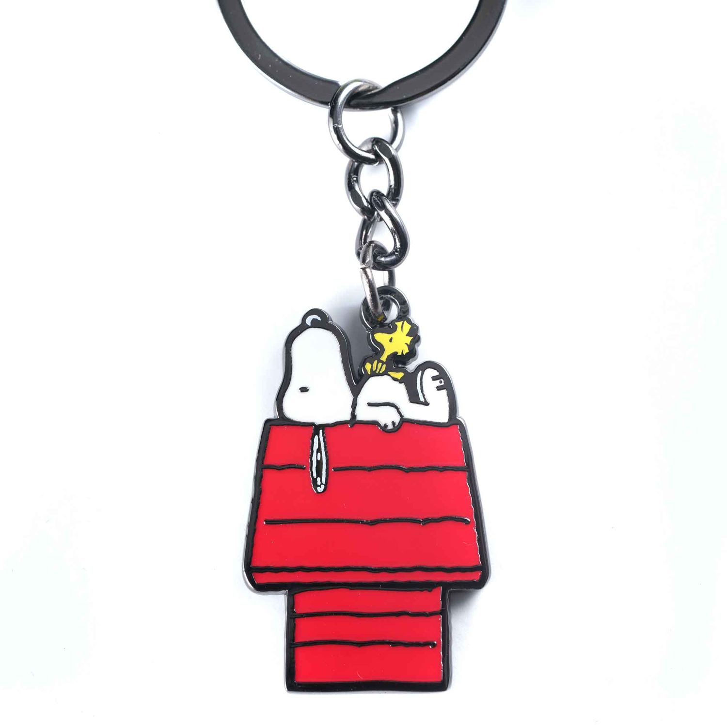 Snoopy &amp; Woodstock House Keychain