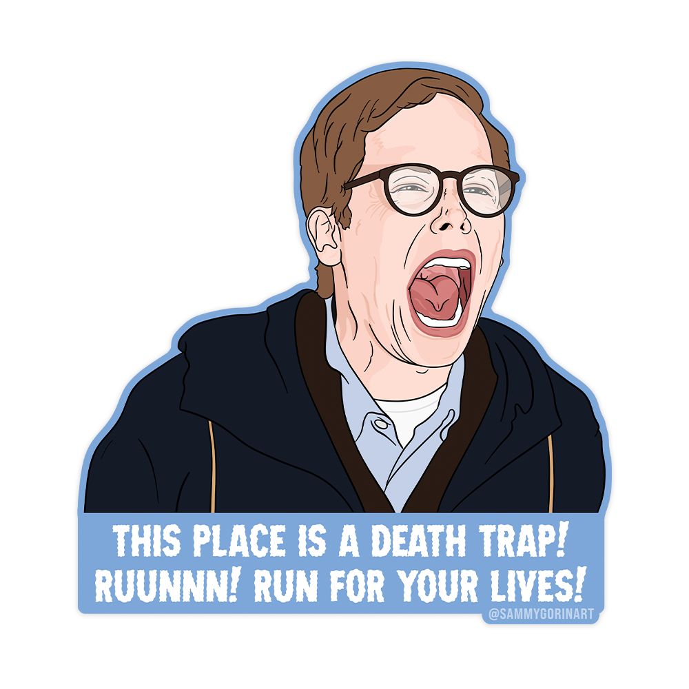 Death Trap Dale Sticker