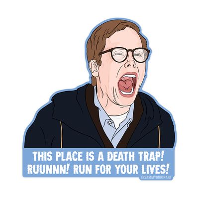 Death Trap Dale Sticker