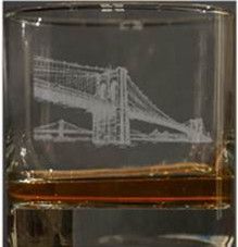 Brooklyn Bridge Whisky Glass